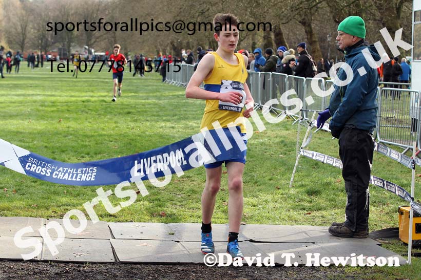 Boys under-13s, European Cross Country Championships Trials, Sefton Park, Liverpool. Photo: David T. Hewitson/Sports for All Pics